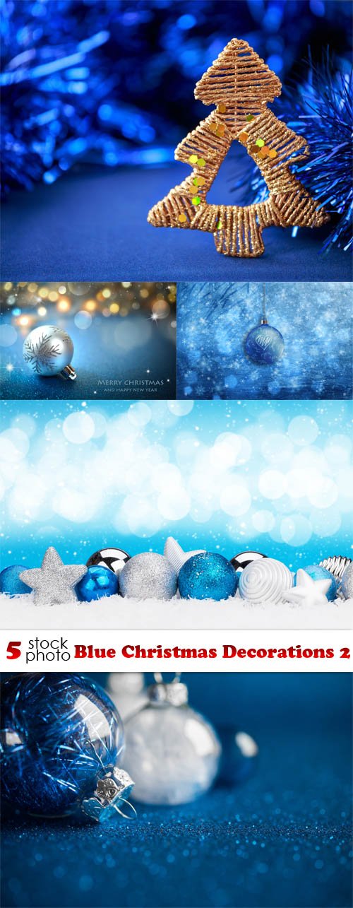 Photos - Blue Christmas Decorations 2