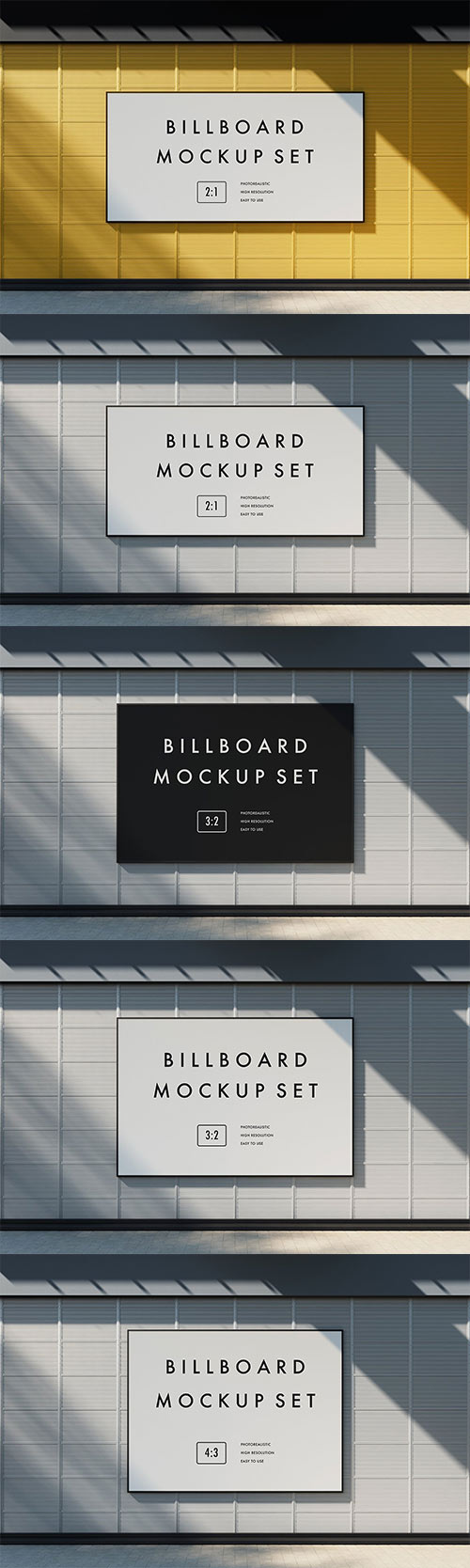 Billboard Mockup Set 91693115