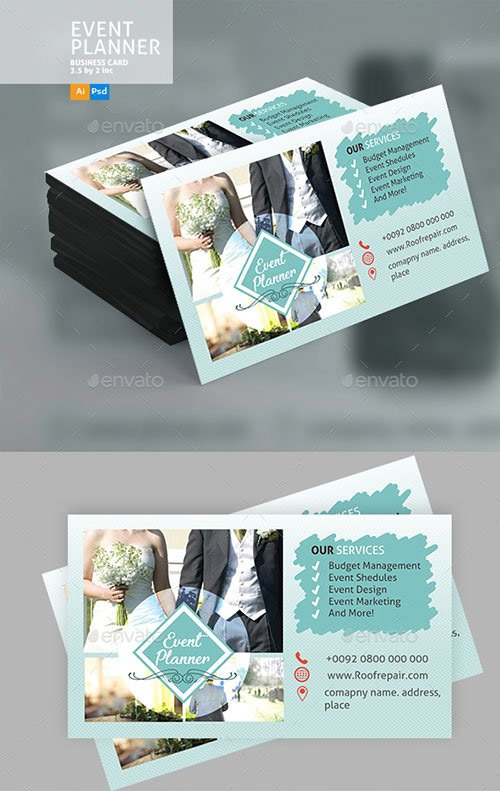 Wedding Event Business Card 20851823