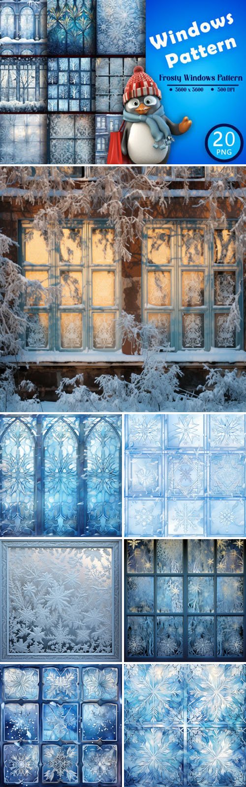20 Frosty Windows Patterns