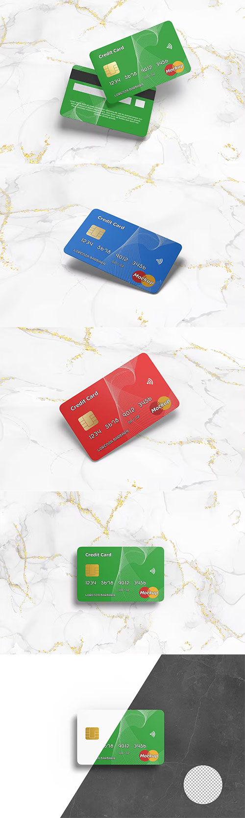 Realistic Credit Card Mockup 5VS2PJ6