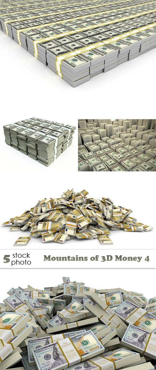 Photos - Mountains of 3D Money 4