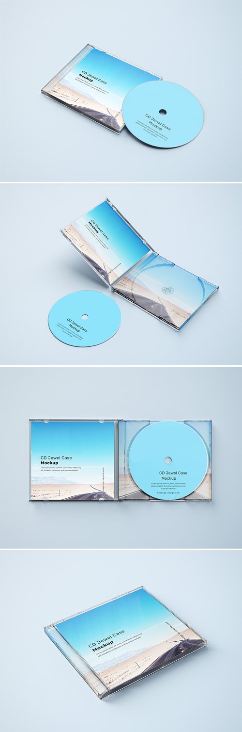 CD Jewel Case PSD Mockup