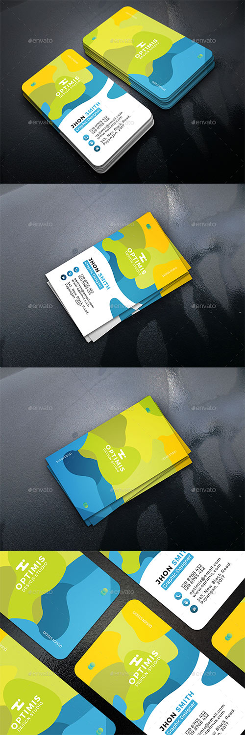 Colorful Creative Business Card 20121184
