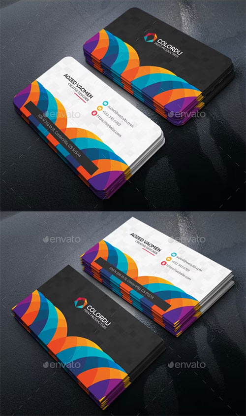 Color Business Card 22094545