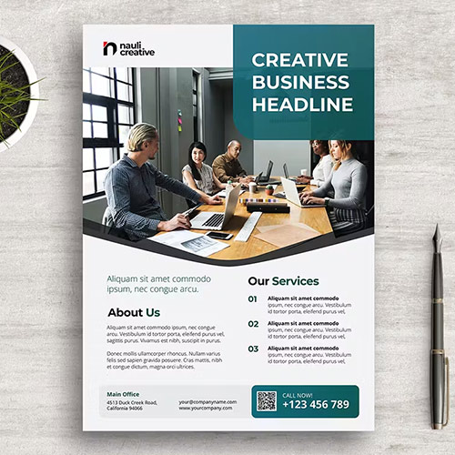 Corporate Business Flyer PSD and Vector Vol.1