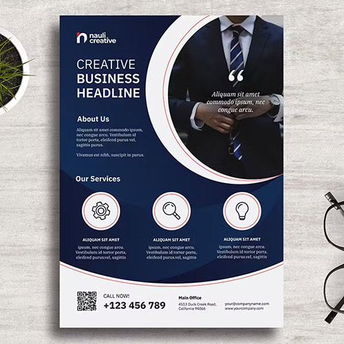 Corporate Business Flyer PSD and Vector Vol.7