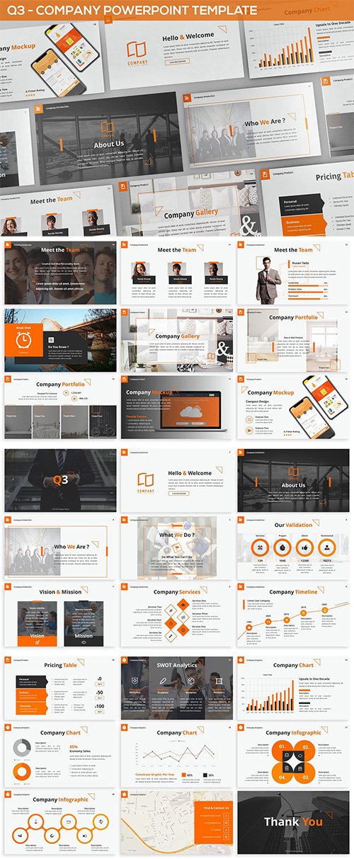 Q3 - Company Powerpoint Template