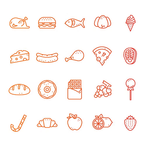 Food Icons Collection