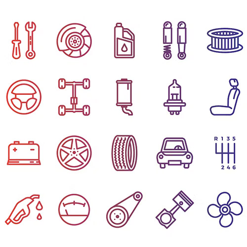Car Service Icons Collection