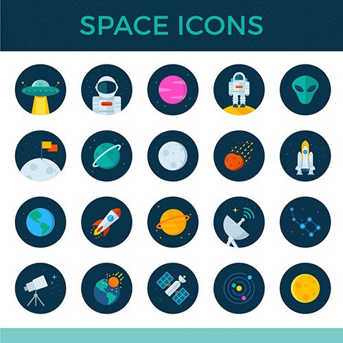 20 Space Icons