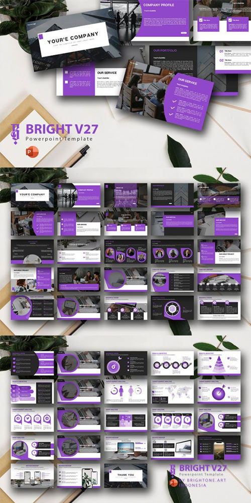 Bright V27 - Powerpoint Template