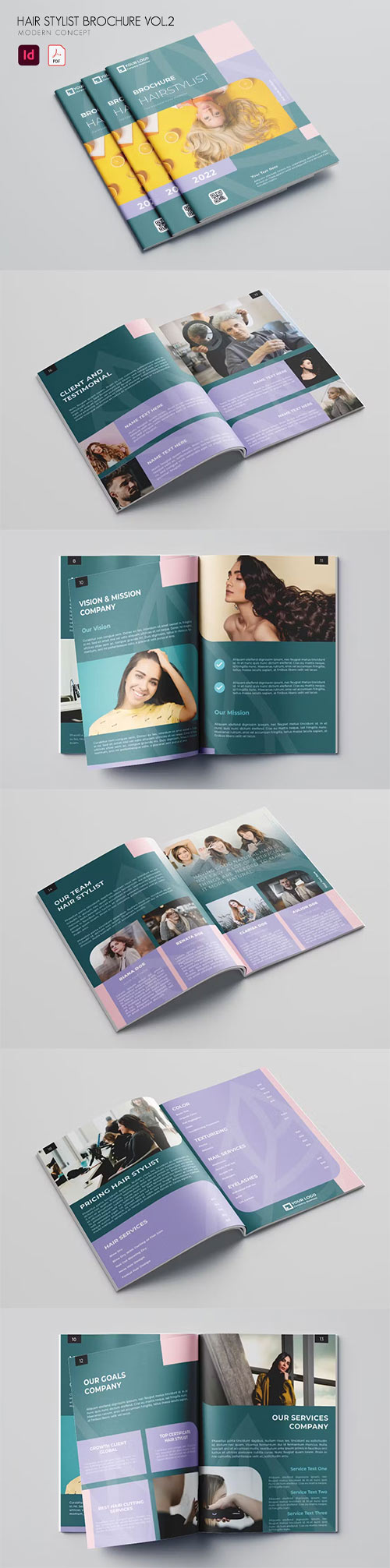 Hair Stylist Brochure Vol.2 7M9U8YJ