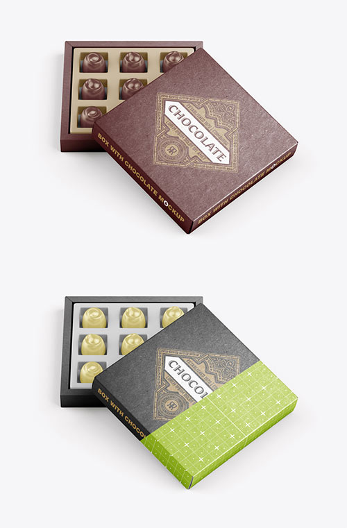 Box Of Chocolates Mockup 546528731