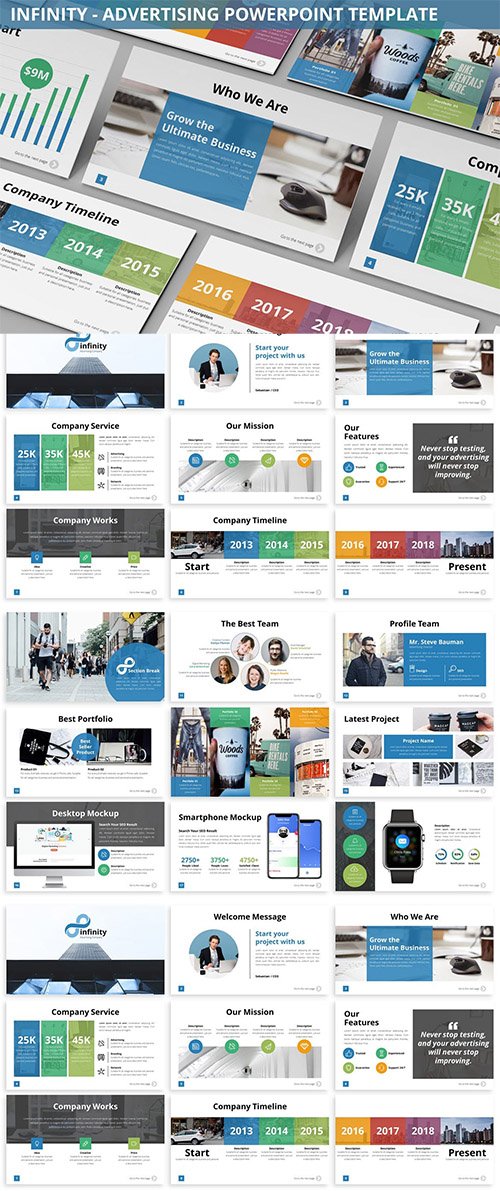 Infinity - Advertising Powerpoint Template