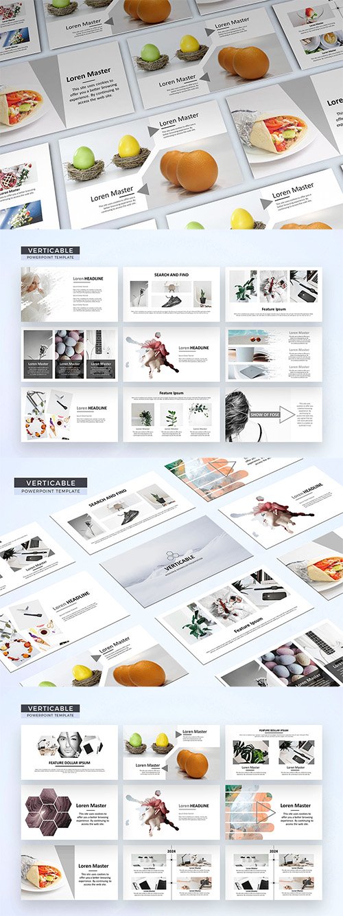 Verticable Powerpoint Template
