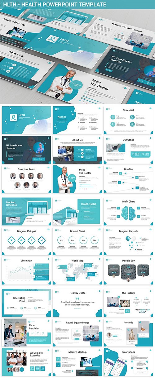 HLTH - Health Powerpoint Template