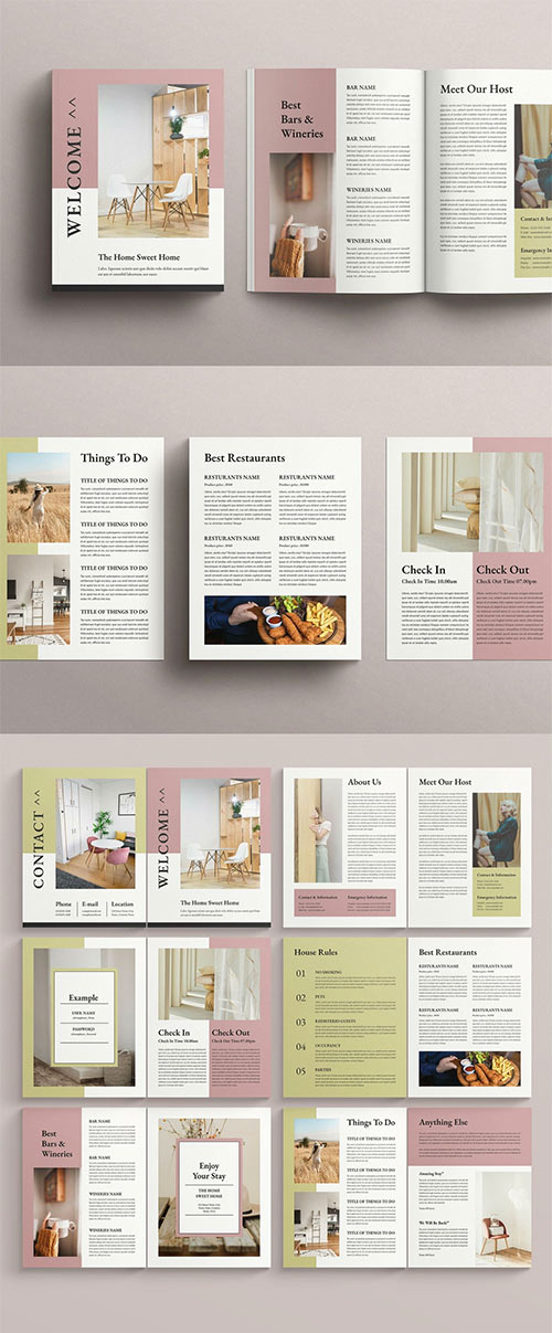 Welcome Book Magazine Layout 532852431