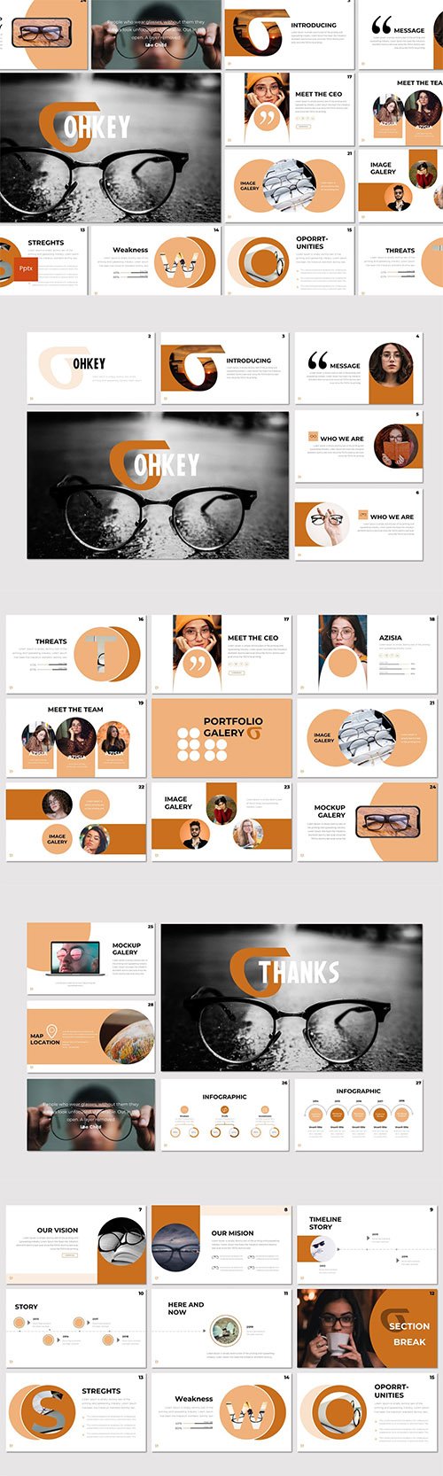 Ohkey - Powerpoint, Keynote, Google Slides Templates