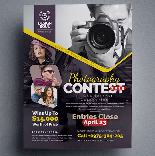 Photography Contest Flyer H7W4PY