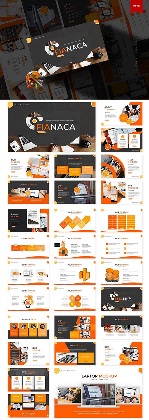 Fianaca - Powerpoint, Keynote and Google Slides Templates