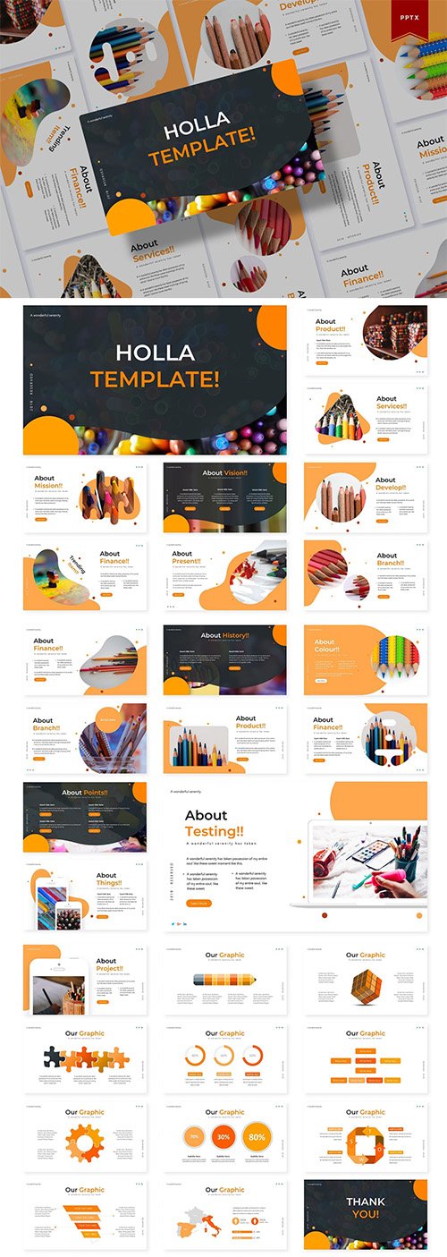 Holla - Powerpoint, Keynote and Google Slides Templates