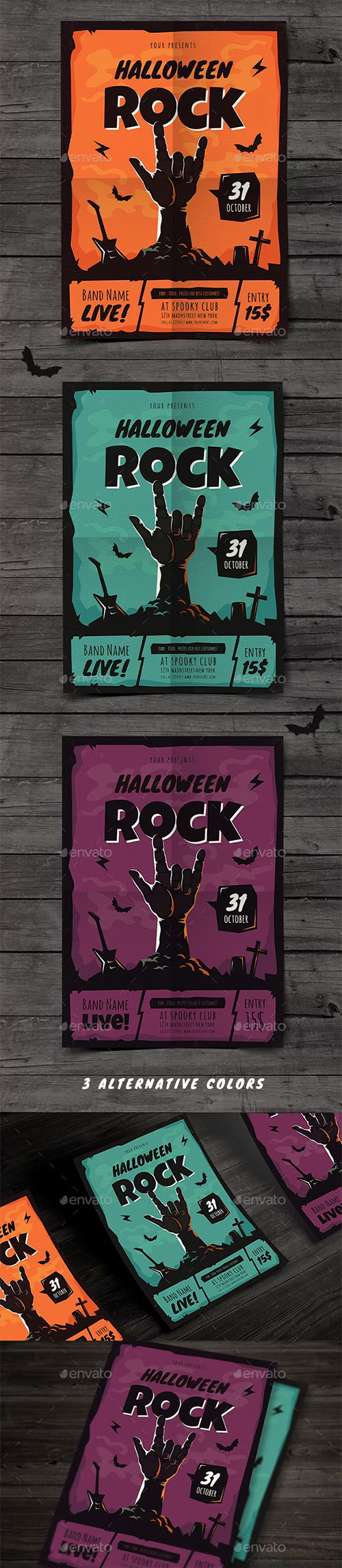 Halloween Rock Flyer 20654091