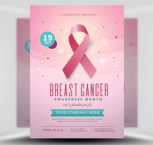 Flyer Template - Breast Cancer Awareness Month