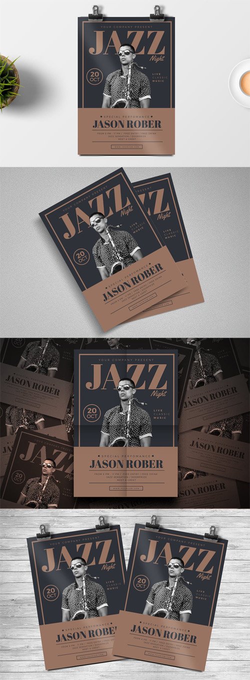 Jazz Night Flyer M4FMPT
