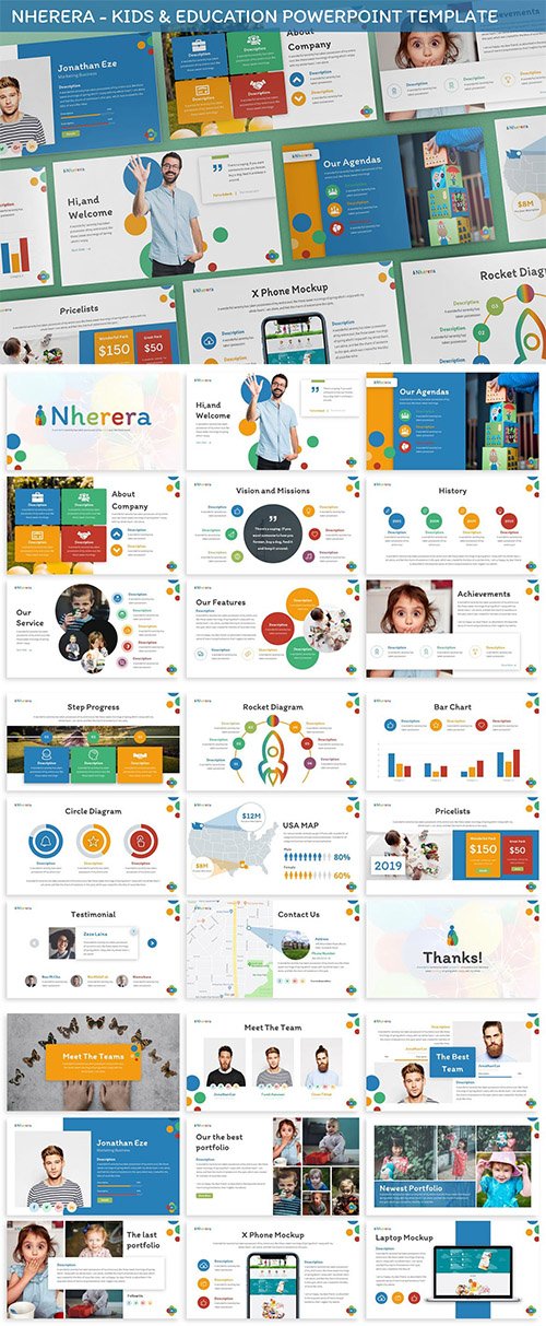 Nherera - Kids & Education Powerpoint Template
