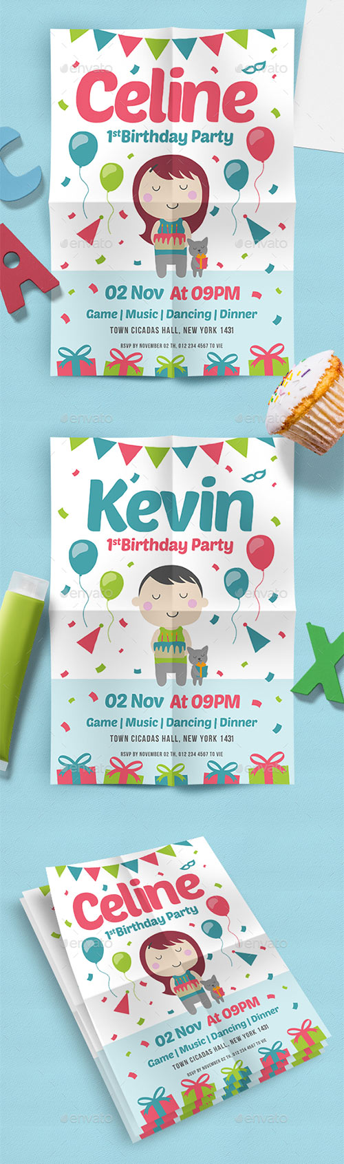 Birthday Party Flyer Vol 5 20350402