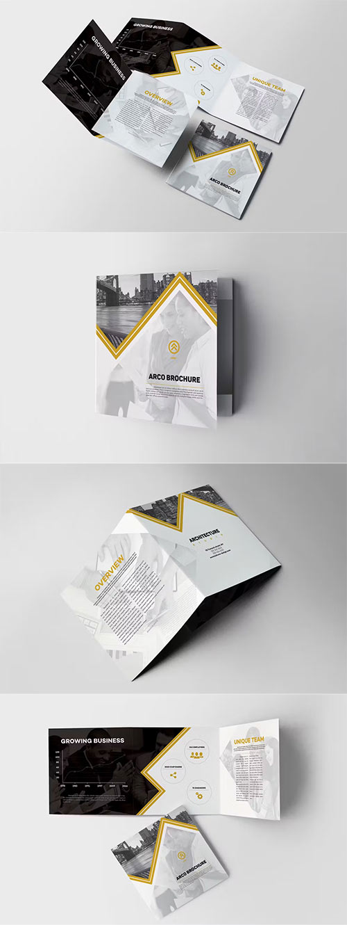 Arco Square Trifold Brochure 8N3YJ7