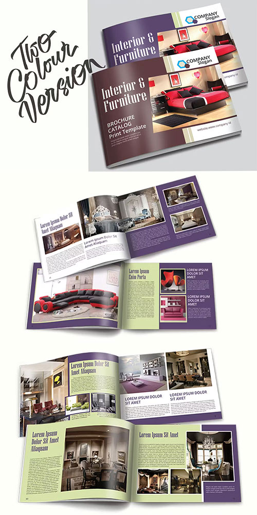A4 Interior Furniture Brochure Catalog QG3UB4V