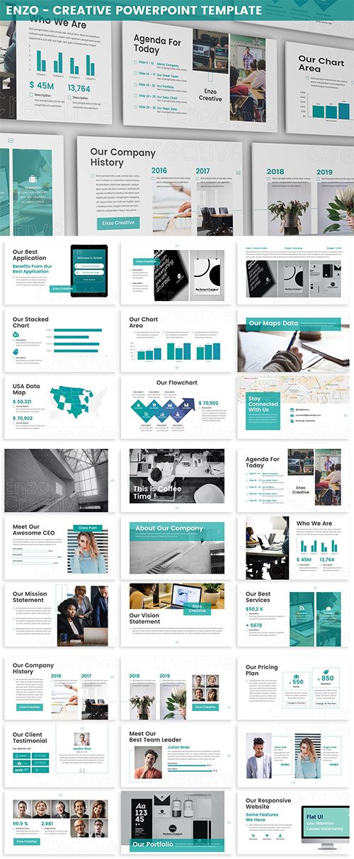 Enzo - Creative Powerpoint Template