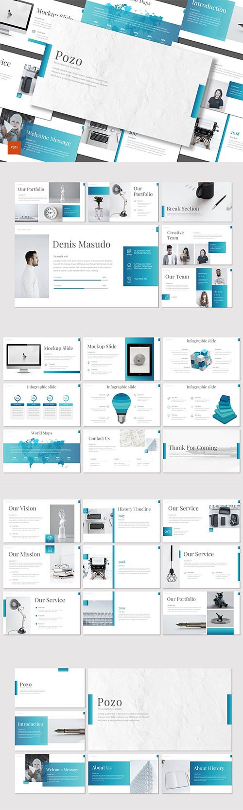 Pozo - Business Powerpoint, Keynote and Google Slides Templates