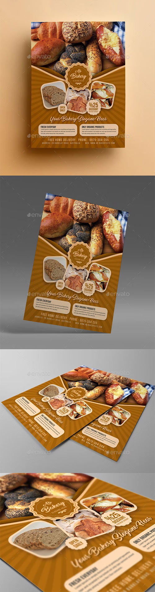 Bakery Flyer Template 19968114