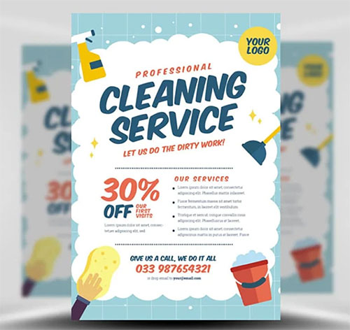 Flyer Template - Cleaning Service V2