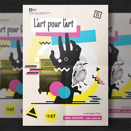 Abstract Event Flyer Template