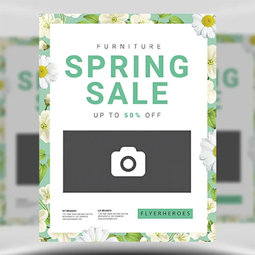 Flyer Template - Spring Furniture Sale
