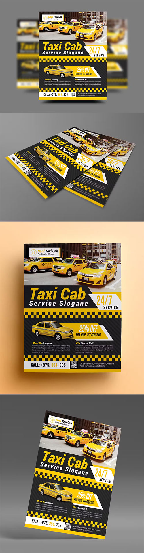 Taxi Cab Flyer 20215165