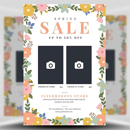 Flyer Template - Spring Fashion Sale