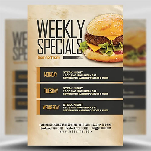 Flyer Template - Weekly Specials v2