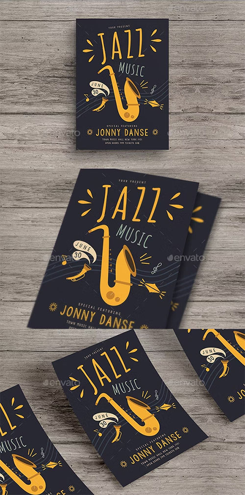 Jazz Music Flyer 20124972