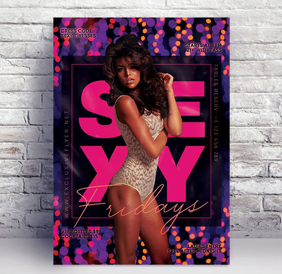 Sexy fridays - Premium flyer psd template