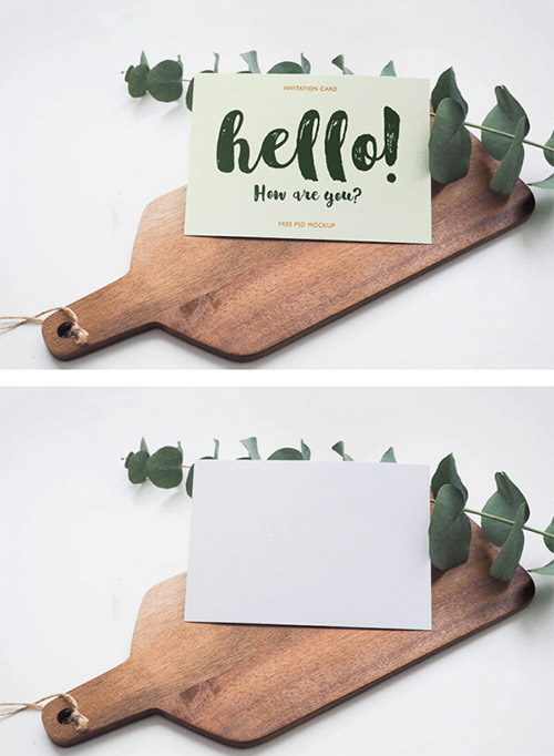 Invitation Card Mockup