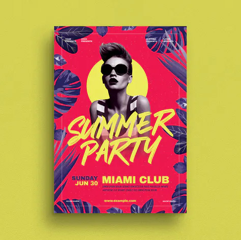 Tropical Summer Party Flyer