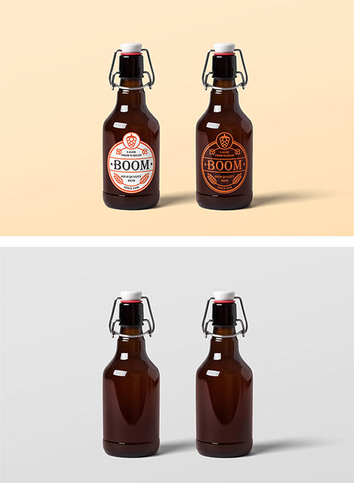 Beer Bottle Mockup