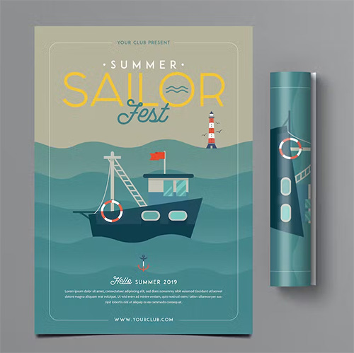 Summer Sailor Fest Flyer