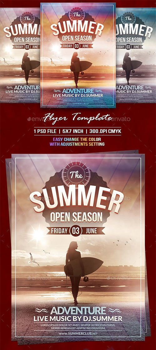 The Summer Flyer Template