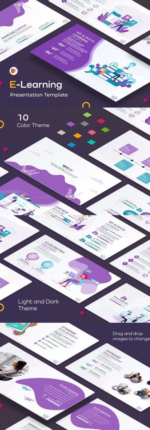 E-Learning PowerPoint Presentation Template